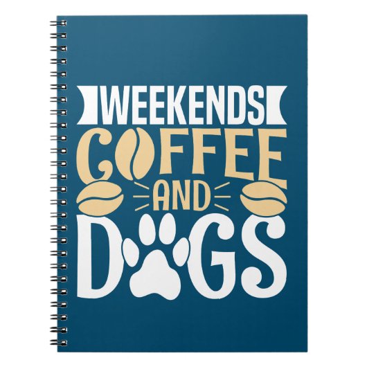 Weekends Koffie en Honden Notitieboek (Voorkant)