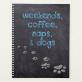 Weekends Koffiekranen en honden - Hondenliefhebber Planner (Voorkant)