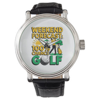 Weekendvoorspelling 100% kans op golf horloge