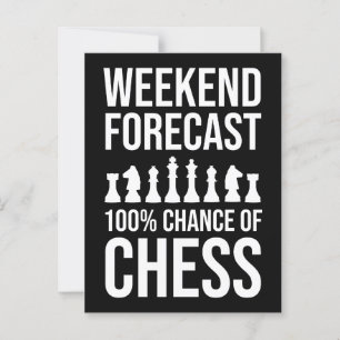 Weekendvoorspelling - 100% Kans op Schaken Briefkaart