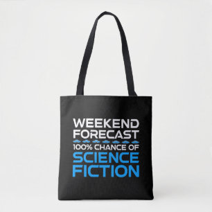 Weekendvoorspelling - 100% kans op sciencefiction draagtas