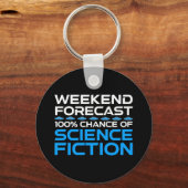 Weekendvoorspelling - 100% kans op sciencefiction sleutelhanger (Achterkant)