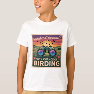 Weekendvoorspelling: 100% kans op vogelen t-shirt