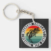 Weekendvoorspelling Gevist met papa Sleutelhanger (voorkant)