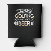 Weekendvoorspelling Golfing Chance Bier Blikjeskoeler (Voorkant)