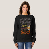 Weekendvoorspellingen voor sigaren en Scotch whisk Trui (Voorkant volledig)