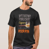 Weekendvoorspellingen voor trekkers en whisky (Bou T-shirt (Voorkant)