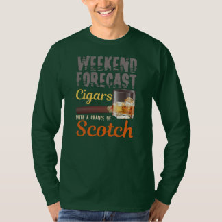 Weekendvoorspellingen voor varkens en Scotch Whisk T-shirt