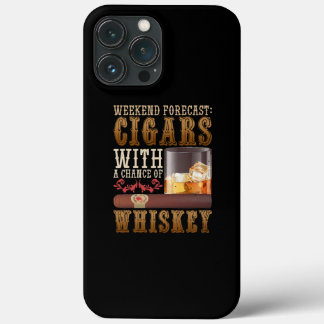 Weekendvoorspellingen voor varkens en whisky iPhone 13 pro max hoesje
