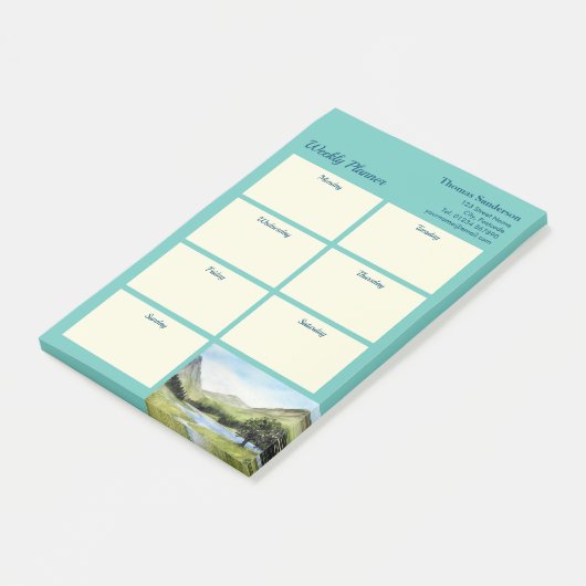 Weeklanner Lake Buttermere Cumbria England Post-it® Notes (Schuin)