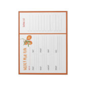 Weeklijst van weekmakers notitieblok (Gedraaid)