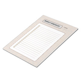 Weekly Checklist Planner  Notitieblok
