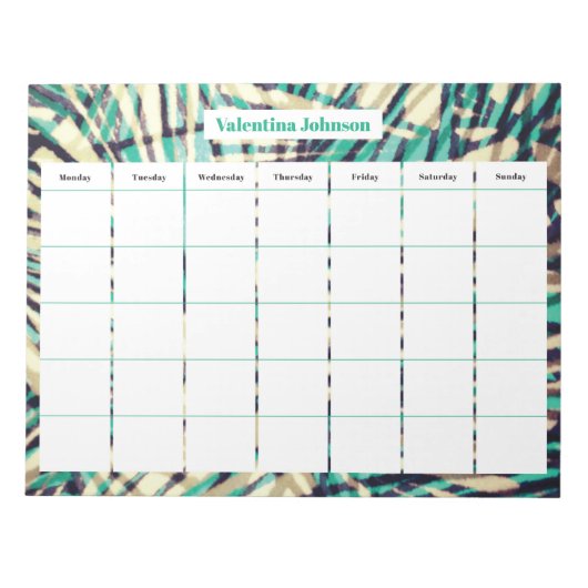 Weekly familie notitieblok (Voorkant)