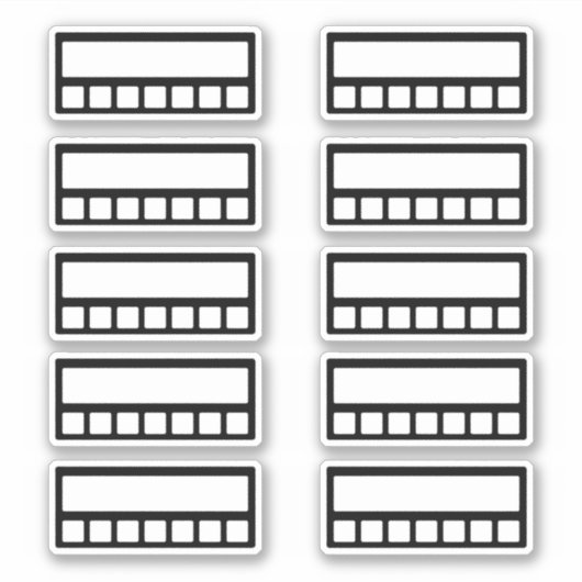 Weekly Habit Tracker Sticker (Voorkant)