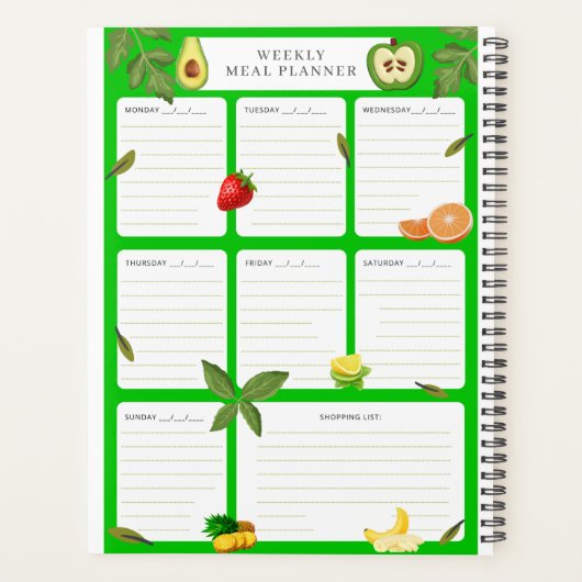 Weekly Meal Planner (Dos)