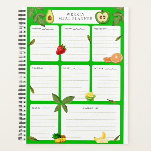 Weekly Meal Planner (Devant)