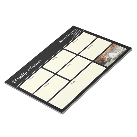 Weekly Planner Buttermere Village England herfst Notitieblok (Schuin)