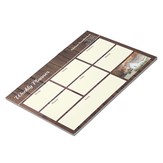 Weekly Planner Buttermere Village England herfst Notitieblok (Schuin)