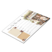 Weekly Planner Custom Name Coffee Lover Notitieblok (Schuin)