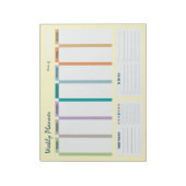 Weekly Planner Habit Tracker To Do List Notepad Notitieblok (Gedraaid)