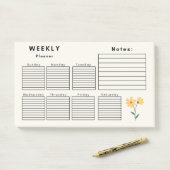 WEEKLY PLANNER POST-IT® NOTES (Op bureau)