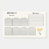 WEEKLY PLANNER POST-IT® NOTES (Voorkant)