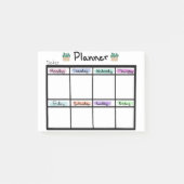 Weekly Planner Post it Notes (Voorkant)