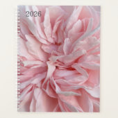 Weekly Planner with Soft Pink Floral Cover (Voorkant)