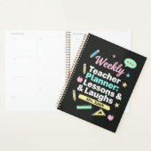 Weekly Teacher Planner: Lessons & Laughs  Planner (Display)
