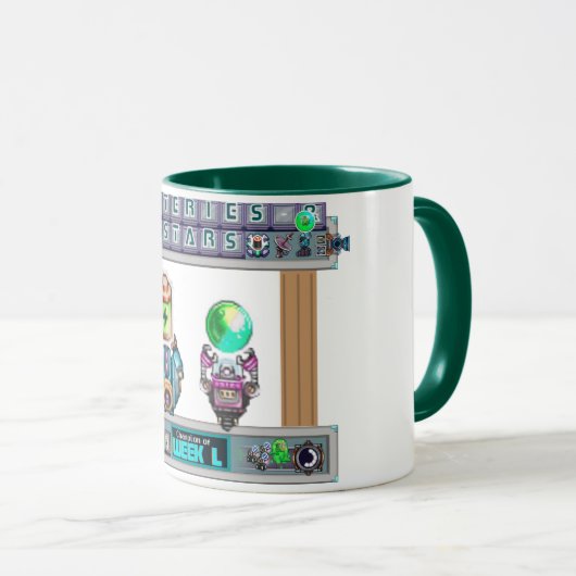 Weekly Trophy Synthesis Batteries&Stars Mug Mok (Voorkant rechts)