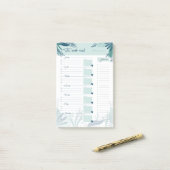 Weekmaaltijdplanner Post-it® Notes (Op bureau)