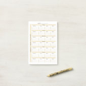 Weekmenuplanner Post-it® Notes (Op bureau)