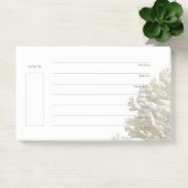 Weekorganisator en Planner - Witte koraal Post-it® Notes (Kantoor)