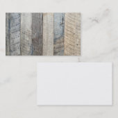 Weekplanken Achtergrondstructuur Visitekaartje (Voorkant / Achterkant)