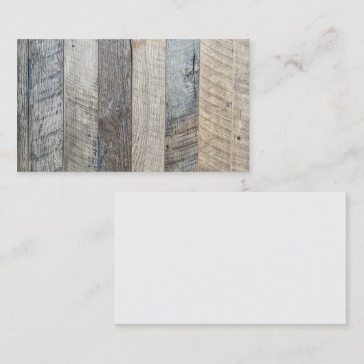 Weekplanken Achtergrondstructuur Visitekaartje (Voorkant / Achterkant)