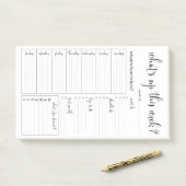 Weekplanner Agenda Post-IT Notities Post-it® Notes (Op bureau)