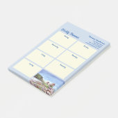 Weekplanner Eilean Donan Castle Aquarel Post-it® Notes (Schuin)
