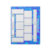 weekplanner polariseren met maandelijkse doelstell notitieblok (Gedraaid)