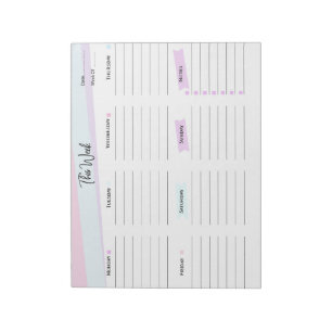  weekplanner & to-do list Notitieblok