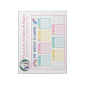 weekplannerpapier notitieblok (Gedraaid)