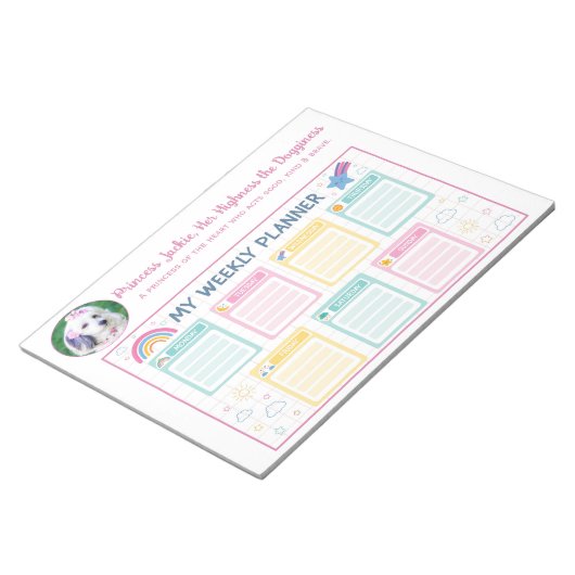 weekplannerpapier notitieblok (Schuin)