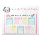 weekplannerpapier notitieblok (Voorkant)