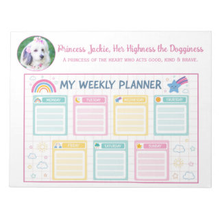 weekplannerpapier notitieblok
