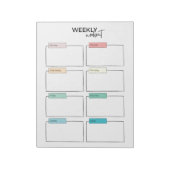 Weekplanning Notitieblok (Gedraaid)