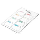 Weekplanning Notitieblok (Schuin)