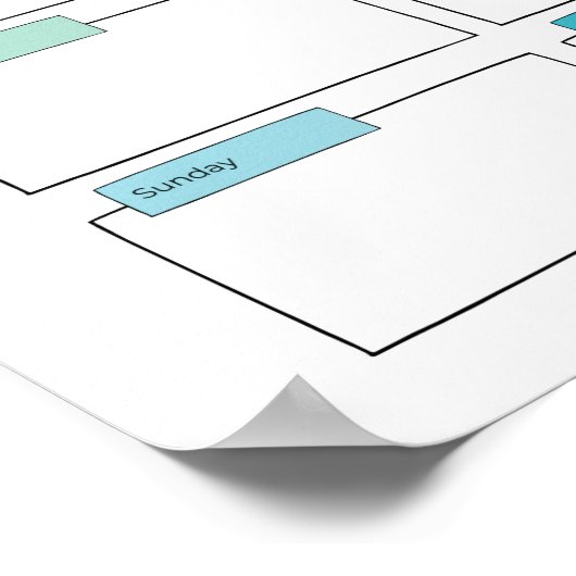 Weekplanning Poster (Hoek)