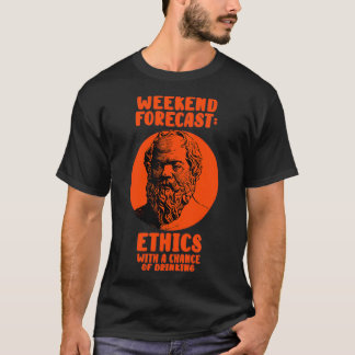 Weekprognose Socrates Philosophy Ethics T-shirt
