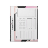 Weekse Habit Tracker-laptop Notitieblok (Gedraaid)