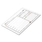 Weekselbordblok Notitieblok (Schuin)