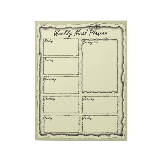 Weekselbordblok Notitieblok (Gedraaid)